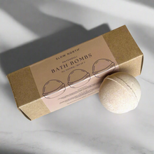 Load image into Gallery viewer, Natural Bath Bomb Set - Patchouli (Set of 3)

