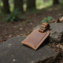 Load image into Gallery viewer, Full Grain Leather Luggage Tag
