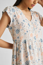 Load image into Gallery viewer, Cap Sleeved Short Dress in Florals
