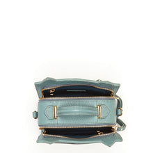 Load image into Gallery viewer, Leather Cat Purse Crossbody Bag Mineral Blue
