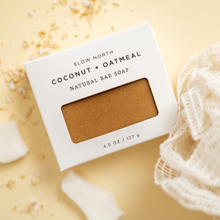 Load image into Gallery viewer, Coconut + Oatmeal - Natural Bar Soap
