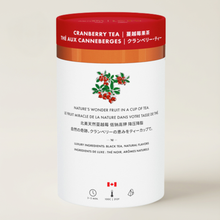 Load image into Gallery viewer, Cranberry Luxury Black Tea - 12ct Canister

