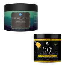 Load image into Gallery viewer, Pursonic Ultimate Skin Detox &amp; Hydration Mask Bundle – Dead Sea Mud Mask &amp; Honey Facial Mask
