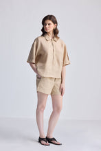 Load image into Gallery viewer, Drawstring Shorts in Neutral Beige
