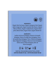 Load image into Gallery viewer, Blueberry Lavender Organic Black Tea | 100 Tea Bags
