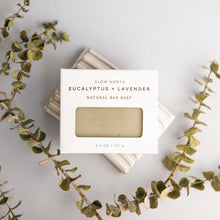Load image into Gallery viewer, Eucalyptus + Lavender - Natural Bar Soap
