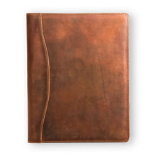 Load image into Gallery viewer, Falit Leather Folio | Handmade Leather Padfolio
