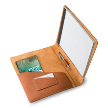 Load image into Gallery viewer, Falit Leather Folio | Handmade Leather Padfolio

