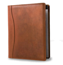 Load image into Gallery viewer, Falit Leather Folio | Handmade Leather Padfolio
