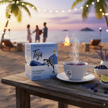 Load image into Gallery viewer, Blueberry Lavender Organic Black Tea | 100 Tea Bags
