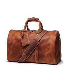 Load image into Gallery viewer, The Brandt Weekender | Small Leather Duffle Bag
