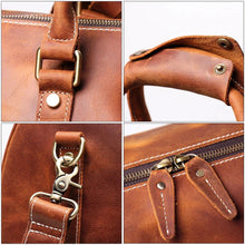 Load image into Gallery viewer, The Brandt Weekender | Small Leather Duffle Bag
