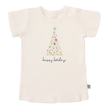 Load image into Gallery viewer, graphic tee | happy holidays tree
