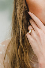 Load image into Gallery viewer, Mat Trang 16K Gold-Plated Brass Buffalo Horn Crescent Ring
