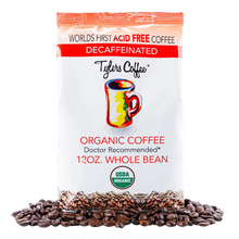 Load image into Gallery viewer, Decaf Whole Bean (12oz Bag) 24.93% Off Auto renew (USDA Organic Swiss water decaffeinated)
