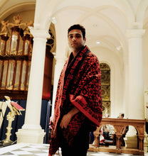 Load image into Gallery viewer, OM Namah Shivay Handwoven Silk Shawl
