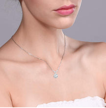 Load image into Gallery viewer, 1.00 CTW AGI Certified Lab Grown Diamond Pendant - G/VS Clarity Round Cut in Choice of 14K White or Yellow Gold
