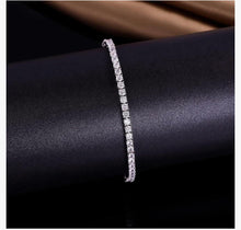 Load image into Gallery viewer, 6.00 CTW AGI Certified Lab-Grown Diamond Tennis Bracelet in 14K Yellow or White Gold | G/VS Clarity
