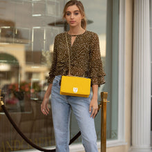 Load image into Gallery viewer, Yellow Leather Purse
