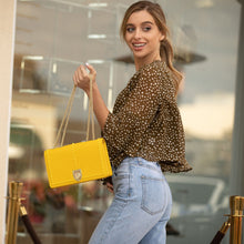 Load image into Gallery viewer, Yellow Leather Purse
