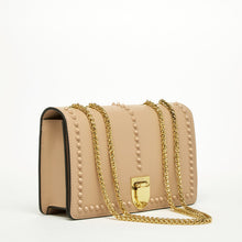 Load image into Gallery viewer, Leather Chain Shoulder Bag Tan
