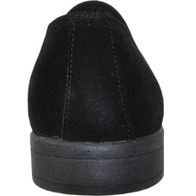 Load image into Gallery viewer, "Chelsea" Black Suede Tuxedo Shoes
