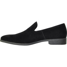 Load image into Gallery viewer, "Chelsea" Black Suede Tuxedo Shoes
