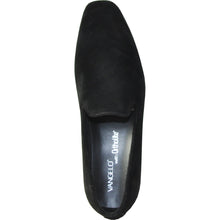 Load image into Gallery viewer, "Chelsea" Black Suede Tuxedo Shoes
