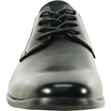 Load image into Gallery viewer, BRAVO Men Dress Shoe KING-7 Oxford Shoe BLACK - Medium and Wide Width
