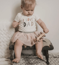 Load image into Gallery viewer, Macrame Oval Play Mat &amp; Love Dad Bodysuit Bundle

