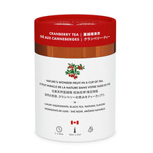 Load image into Gallery viewer, Cranberry Luxury Black Tea - 12ct Canister
