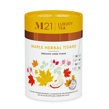 Load image into Gallery viewer, Maple Luxury Herbal Tea - 12ct Canister
