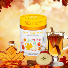 Load image into Gallery viewer, Maple Luxury Herbal Tea - 12ct Canister

