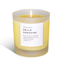 Load image into Gallery viewer, Hello Sunshine - Signature Candle (Grapefruit + Geranium + Lime)
