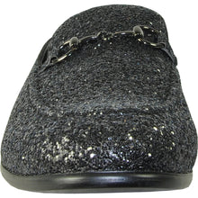 Load image into Gallery viewer, "Bravo1" Black Glitter Tuxedo &amp; Prom Shoes
