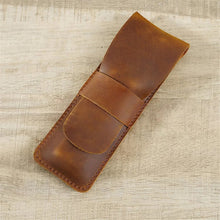 Load image into Gallery viewer, Paiman Leather Pen Holder | Handmade Leather Fountain Pen Pouch

