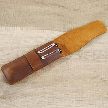 Load image into Gallery viewer, Paiman Leather Pen Holder | Handmade Leather Fountain Pen Pouch

