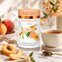 Load image into Gallery viewer, Peach Apricot Luxury Black Tea
