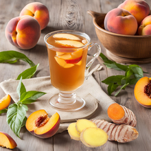 Load image into Gallery viewer, Peach Turmeric Organic 100 Herbal Tea Bags
