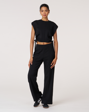 Load image into Gallery viewer, Madison Pintuck Wide Leg Scuba Pant 30"
