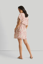 Load image into Gallery viewer, Relaxed Drawstring Floral Dress
