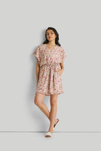 Load image into Gallery viewer, Relaxed Drawstring Floral Dress
