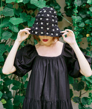 Load image into Gallery viewer, ROSEMARY Cotton Prairie Dress, in Black
