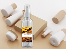 Load image into Gallery viewer, Warm &amp; Cozy Room &amp; Linen Spray Collection – Handcrafted Air Fresheners with Vanilla, Amber, Pear, and Comforting Seasonal Scents 4oz
