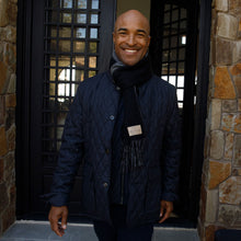 Load image into Gallery viewer, PURPOSEFUL SCARF | BLACK + GRANITE
