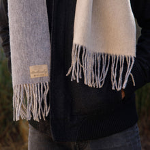 Load image into Gallery viewer, PURPOSEFUL SCARF | OATMEAL + STEEL
