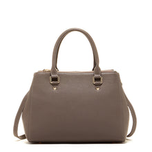 Load image into Gallery viewer, Leather Gray Satchel Bag
