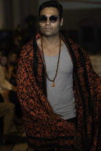 Load image into Gallery viewer, OM Namah Shivay Handwoven Silk Shawl
