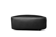 Load image into Gallery viewer, Skald Black Pebbled Leather Backpack | Slim Black Leather Backpack
