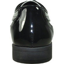 Load image into Gallery viewer, "Telford" Black and White Vangelo Tuxedo Shoes
